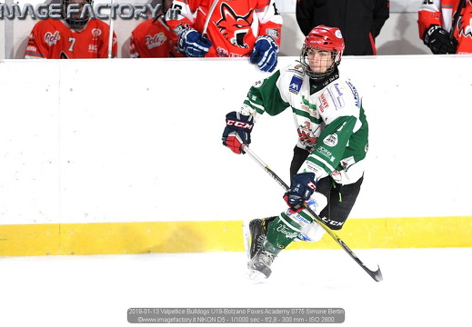 2019-01-13 Valpellice Bulldogs U19-Bolzano Foxes Academy (6-5)